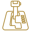 Logo de boîte de vitesse manuelle